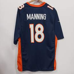 Nike Denver Broncos On-Field Blue Peyton Manning Jersey Size L alternative image