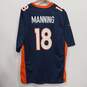Nike Denver Broncos On-Field Blue Peyton Manning Jersey Size L image number 2