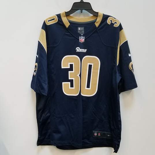 Mens Blue Los Angeles Rams Todd Gurley II #30 Football NFL Jersey Size XL image number 1
