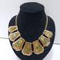 Colorful & Gold Tones Costume Jewelry Collection Assorted 5pc Lot image number 2