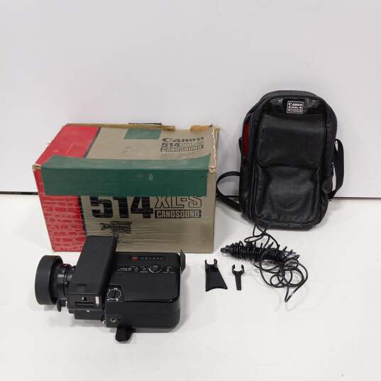 Canon 514XL-S Canosound Video Camera In Box With Bag image number 1