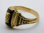 Vintage 10K Yellow Gold Onyx 1968 Class Ring 3.1g image number 2
