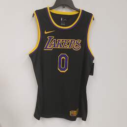 NWT Nike Mens Black Los Angeles Lakers Kyle Kuzma #0 NBA Jersey Size L