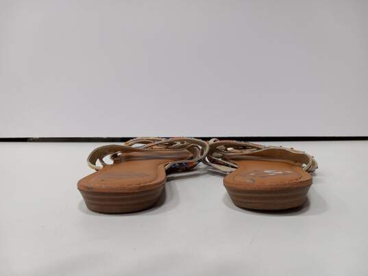 Fergalicious Gretta Women's Beaded Sandals Size 10 image number 5