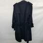 AUTHENTICATED Burberry Navy Blue Mens' Belted Trench Coat & Liner image number 2
