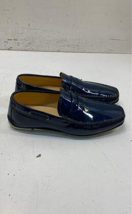 Francesco Benigno Navy Blue Loafer Casual Shoe Men 7