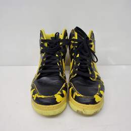 Nike 1985 Retro Dunk High Rise Yellow & Black Sneakers Size 10