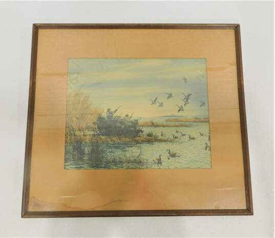 Artist Aiden Lassell Ripley Goose & Pheasant Vintage Framed Art Etching Prints image number 3