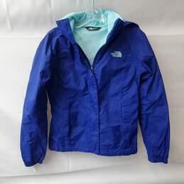 The North Face Womens Blue Rain Jacket Size XS