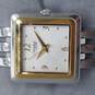 Caravelle By Bulova 45L100 Two Toned Square Dial Bracelet Watch image number 2