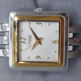 Caravelle By Bulova 45L100 Two Toned Square Dial Bracelet Watch alternative image