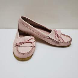 J.Crew Women's Soft Unlined Leather Loafers Pink Size 9.5
