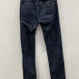 Mens Blue Denim Dark Wash 5-Pocket Design Straight Jeans Size 34/34 image number 2