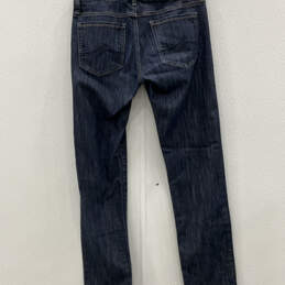 Mens Blue Denim Dark Wash 5-Pocket Design Straight Jeans Size 34/34 alternative image