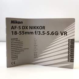 Nikon Nikkor AF-S 18-55mm f3.5-5.6 G VR DX Camera Lens alternative image