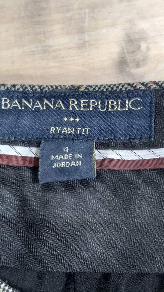 Banana Republic Ryan Fit Straight Leg Dress Pants Size 4 image number 3