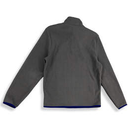 Mens Gray Regular Fit Long Sleeve Quarter Zip Pullover Sweater Size Small alternative image