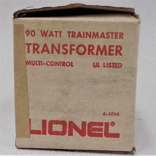 Vintage Lionel Trainmaster Transformer 6-4090 In Box image number 11