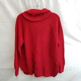 Michael Kors Women's Crimson Cowl Neck Knit Sweater Size L alternative image