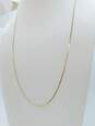 14K Yellow Gold C Link Chain Necklace 4.0g image number 1