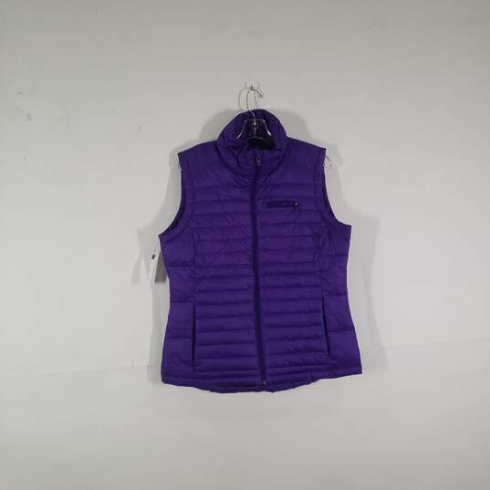 Womens Omni-Shield Advanced Repellency Collared Full-Zip Puffer Vest Size XL image number 1