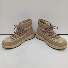 Columbia Women's Slopeside Village Tan Camo Waterproof Hiking Boots Size 8.5 alternative image