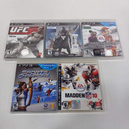 Bundle of Five Assorted PlayStation 3 Games image number 2
