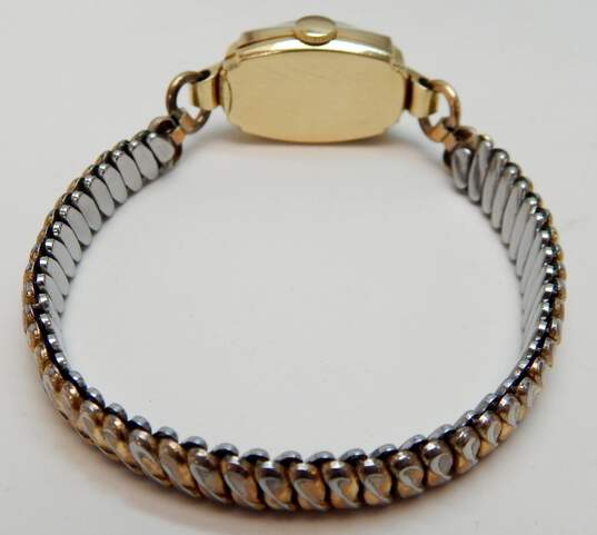 Ladies Vintage Hamilton 14K Gold Case 17 Jewels Wrist Watch 16.7g image number 3