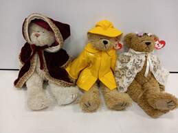 Bundle of 3 Ty Plush Teddy Bears