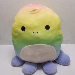 Squishmallows 16-inch Elodie the Octopus Plush Pastel Rainbow
