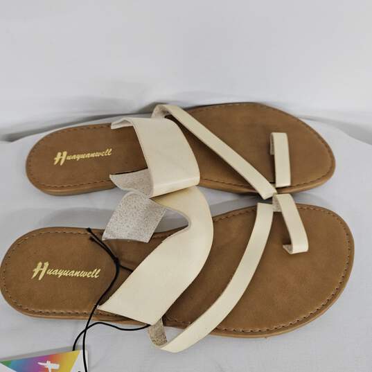 Huayuanwell Slide Sandals Slip On Flats image number 3
