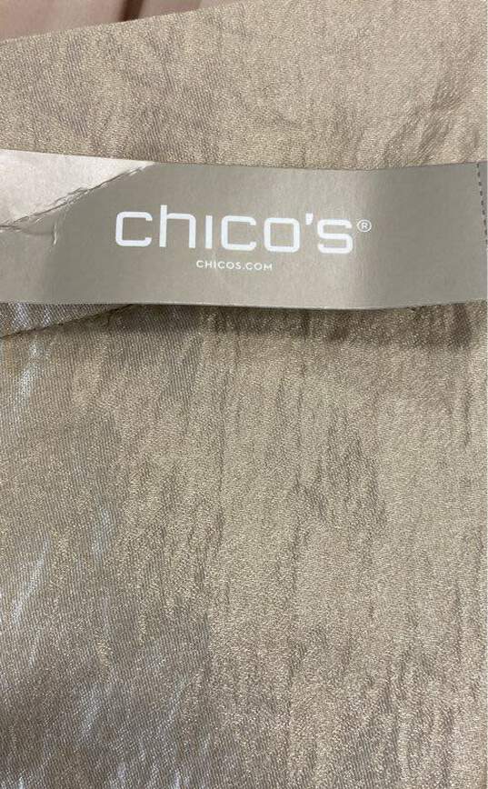 Chico's Traveler's Collection Gold Dress Pants - Size 3 Petite image number 4