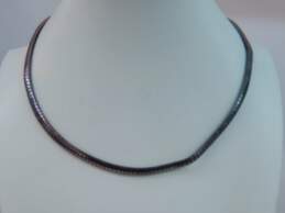 Artisan 925 & Vermeil Omega Twisted Rope & Serpentine Chain Necklaces Variety alternative image