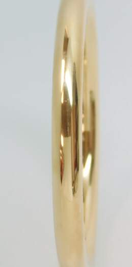 Milor 14K Yellow Gold Hollow Bangle Bracelet 20.4g alternative image