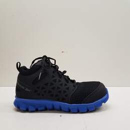 Reebok Sublite Black/Blue Work & Safety Shoes Women's Size 6M