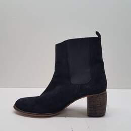 Jeffrey Campbell Black Suede Pull On Chelsea Heel Boots Shoes Size 40 B alternative image