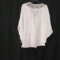 Steve Madden White Butterfly Blouse OS image number 2