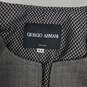 Authenticated Giorgio Armani Gray Wool Partial Zip Blazer Jacket Women's Size 44 image number 4
