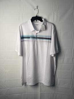 Ahead Men's Chest Stripe Polo Shirt Size XL