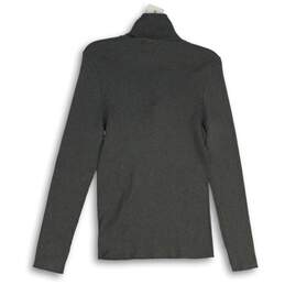 NWT Ralph Lauren Womens Gray Knitted Mock Neck Long Sleeve Pullover Sweater Sz L alternative image