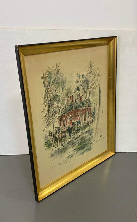 Colonial Court House Williamsburg Print by John Haymson Framed image number 2