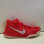 Nike Kyrie 3 University Red Suede Men's Athletic Sneakers Size 12 image number 1
