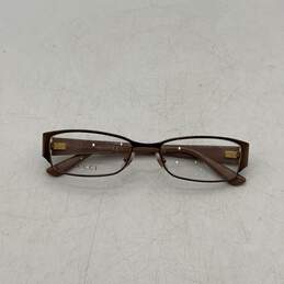 Gucci Womens GG2910 Clear Bronze Full-Rim Reading Eyeglasses With Brown Case/COA