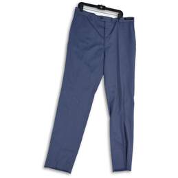 NWT JOS.A. Bank Mens Blue Slash Pocket Flat Front Dress Pant Size 38R