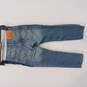 Boy's 511 Slim Distressed Blue Jeans Size 8R W 24 x L 22 image number 2