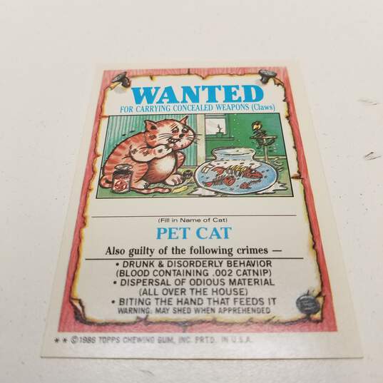 Vintage 1986 topps Garbage Pail Kids Meltin' Elton (158a) Trading Card Sticker image number 2