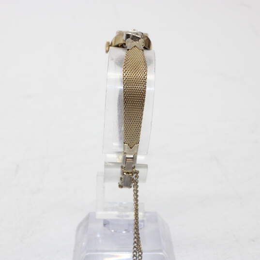 Vintage Nicolet 17 Jewel Diamond Accent Watch-11.0g image number 5