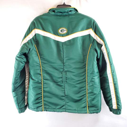 NFL Team Apparel Women Green Packers Jacket M image number 2