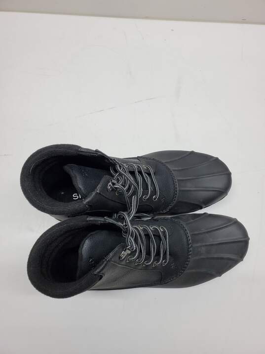 Sperry Mens Black Boots Top-Sider Size 10.5 image number 3