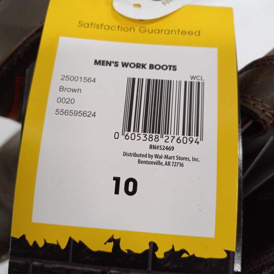 Herman Men's Work Boots Size 10 image number 7
